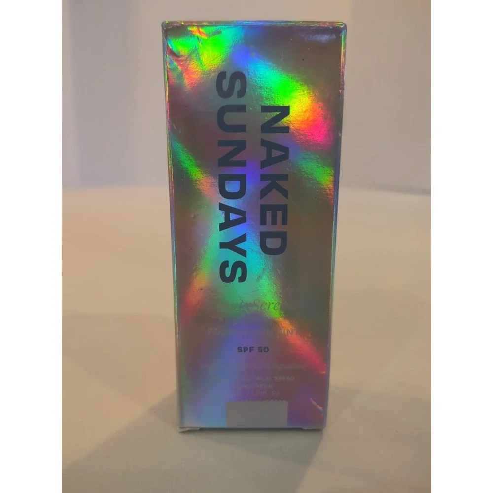Naked Sundays BeautyScreen SPF 50 Peptide Foundation Tint Shade 5 New Exp 8/26